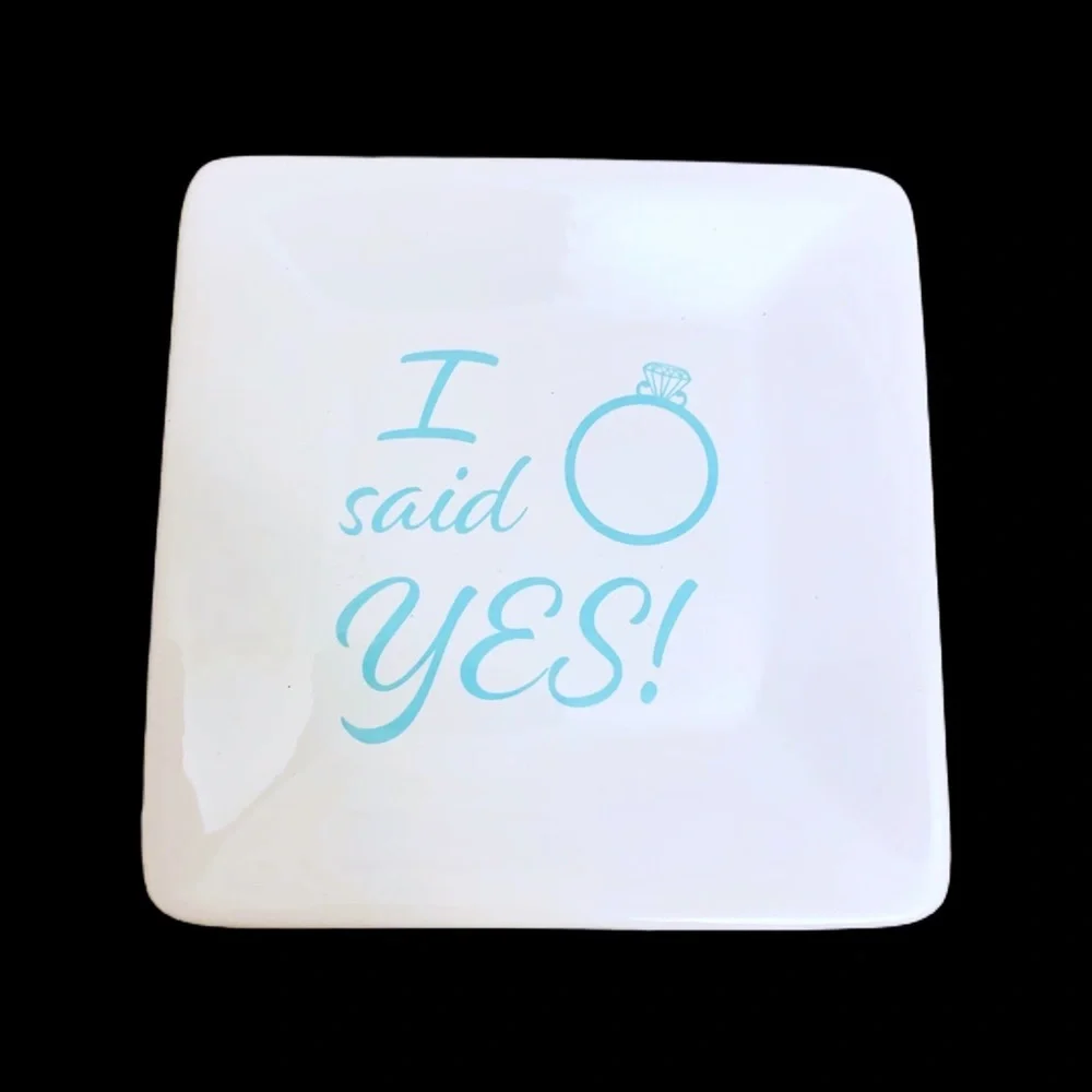 I SAID YES TRINKET TRAY NWT